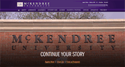 Desktop Screenshot of mckendree.edu